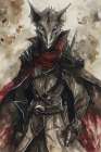 Close-up of alien in garb Art Print